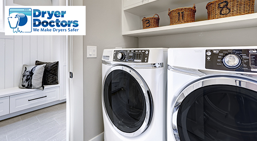 washer and dryer in a laundry room
